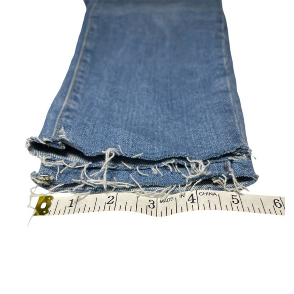 Old Navy Curvy O.G. Straight Ankle Jeans Size 4 High Rise Secret Smooth Pockets - Picture 10 of 10